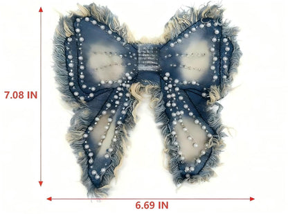SUPERVALUECHOICE HCSEYE00008 Denim embroidery clothing fabric patches