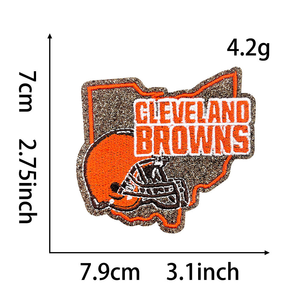 SUPERVALUECHOICE HCSEYB00027 NFL Team Emblem Embroidered Fabric Patches