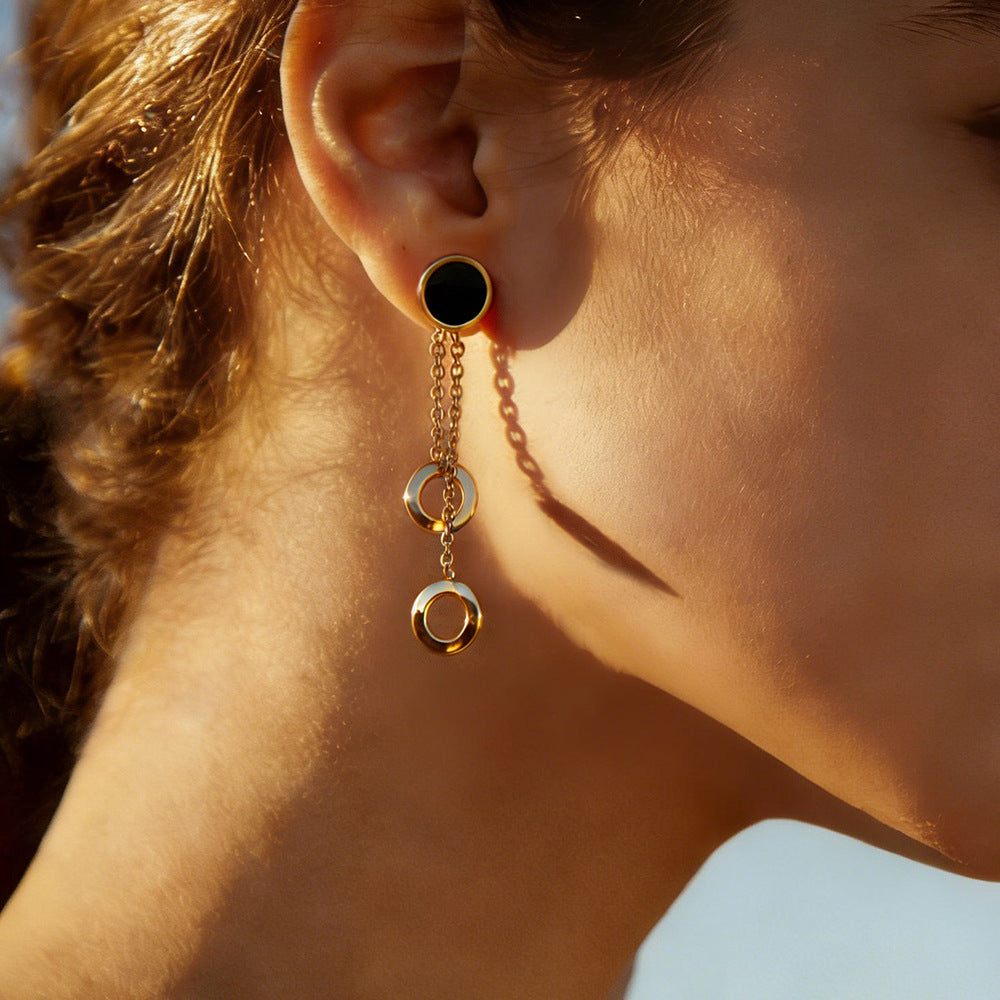 SUPERVALUECHOICE HCSETB00002 Round shell earrings