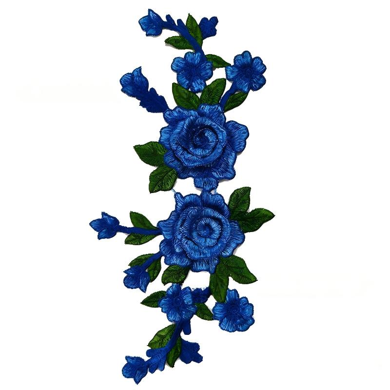 SUPERVALUECHOICE HCSEYB00054 Floral Embroidered Fabric Patches 5.51'' X 11.81''