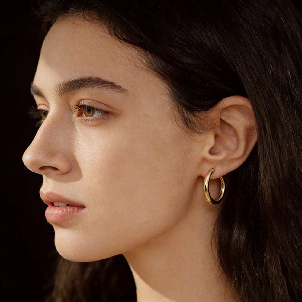 SUPERVALUECHOICE HCSETA00015 Elegant Hoop Earrings