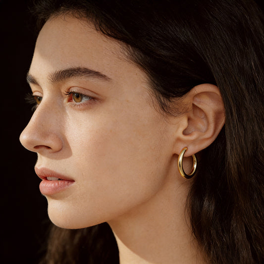 SUPERVALUECHOICE HCSETA00015 Elegant Hoop Earrings