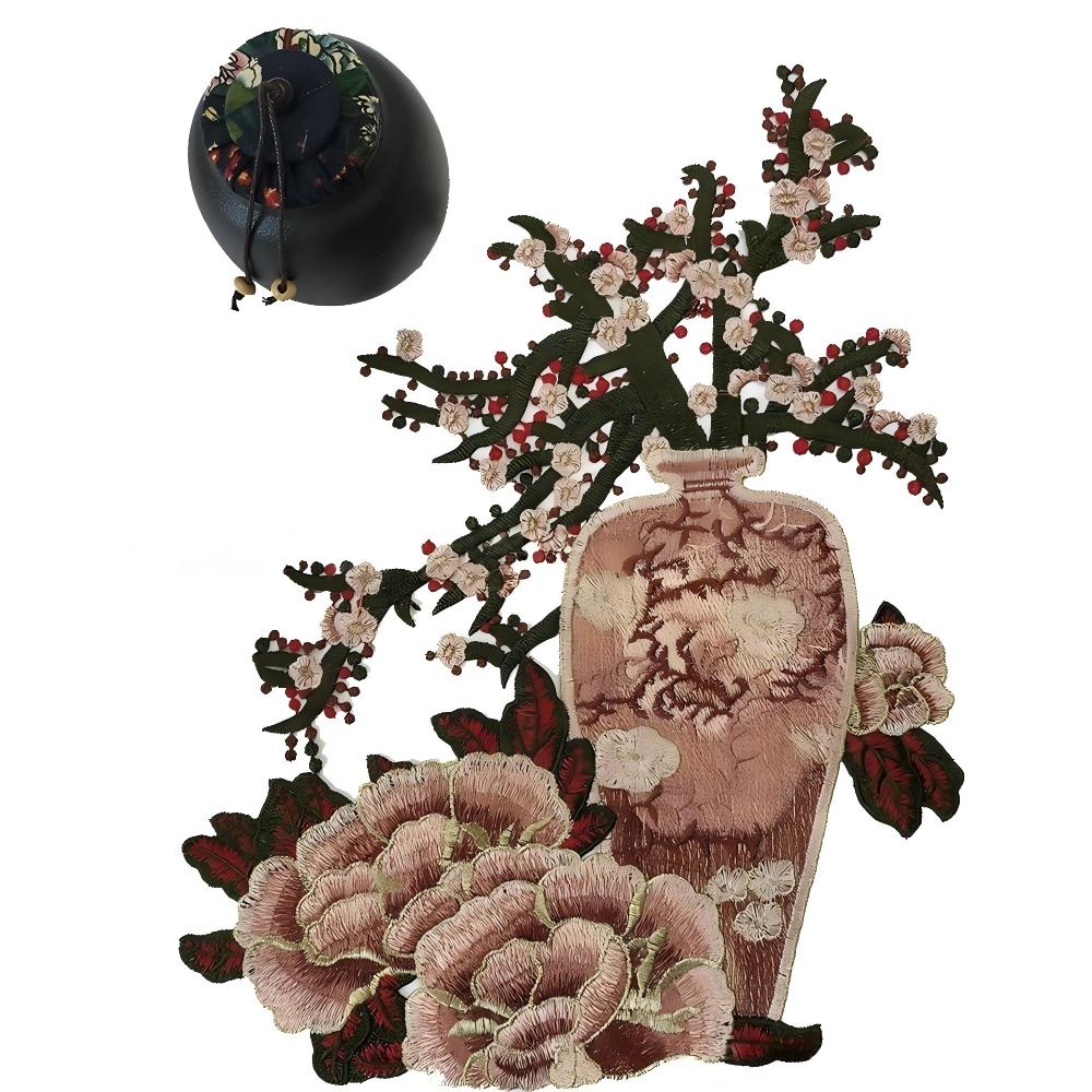 SUPERVALUECHOICE HCSEYB00052   Floral Embroidered Fabric Patches