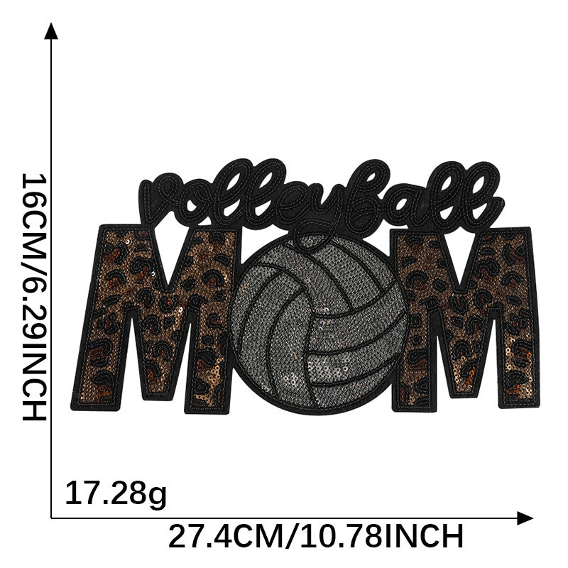 SUPERVALUECHOICE HCSEYC00009 Sequin English Letter Fabric Patch