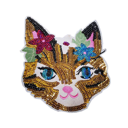 SUPERVALUECHOICE HCSEYC00032 Sequin Embroidered Clothing Patch 7.09''×8.27''