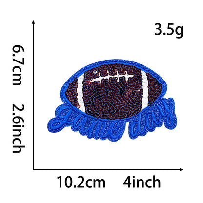 SUPERVALUECHOICE HCSEYB00029 Football Game Day Embroidered Fabric Patches