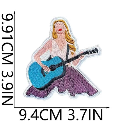 SUPERVALUECHOICE  HCSEYB00007 Taylor Swift Embroidered Fabric Patch