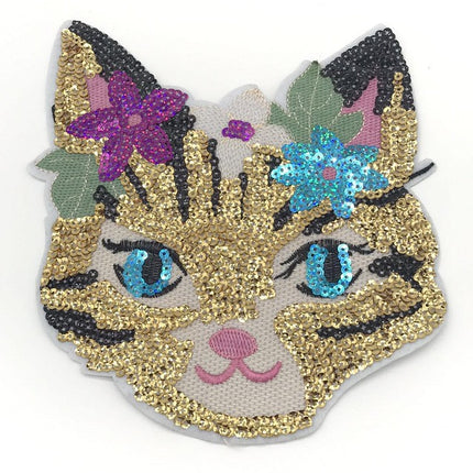SUPERVALUECHOICE HCSEYC00032 Sequin Embroidered Clothing Patch 7.09''×8.27''