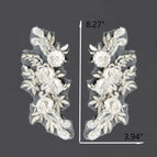 White / 1 pair (2-piece set)