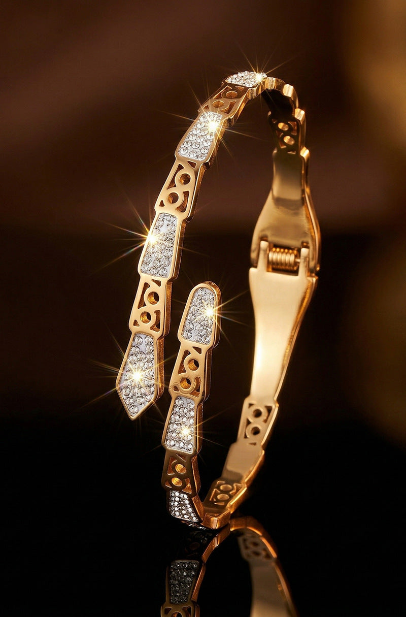 SUPÊR VÃLUE CHOICE HCSEX00012 Snake Bone Bracelet