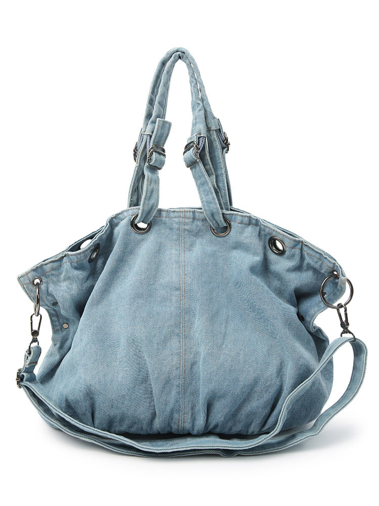 SuperValueChoice HCSEFA00006 DIY Denim single purse 12.59''×10.62''×6.49''