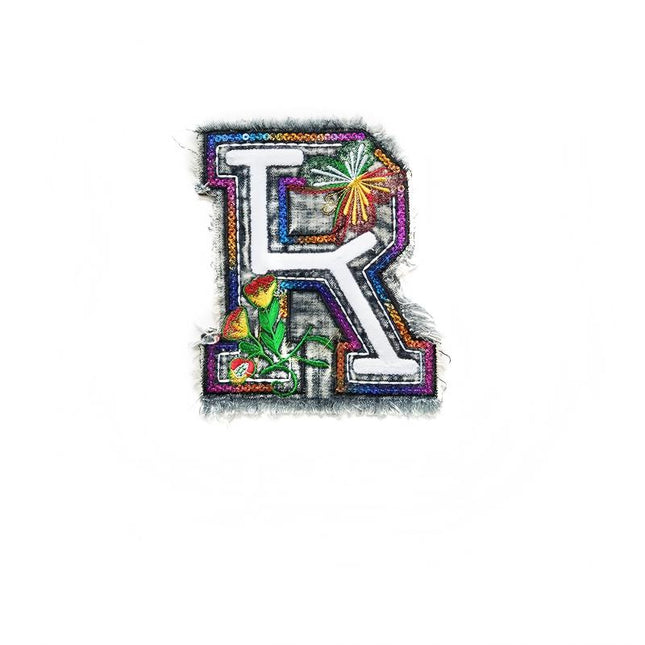 SUPERVALUECHOICE HCSEYE00010 Denim  embroidery clothing fabric patches