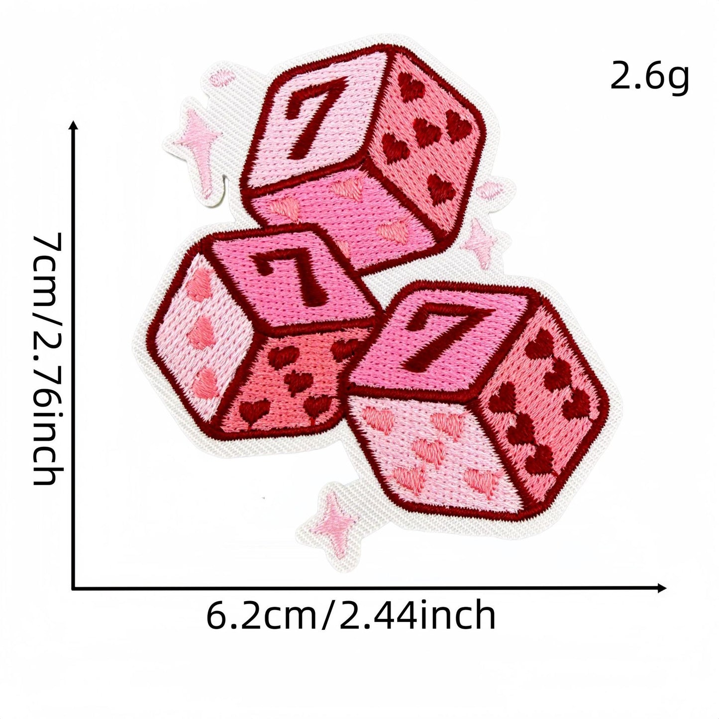 SUPERVALUECHOICE  HCSEYB00006 Y2K Embroidered Fabric Patch