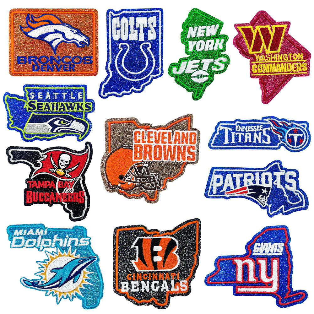 SUPERVALUECHOICE HCSEYB00027 NFL Team Emblem Embroidered Fabric Patches