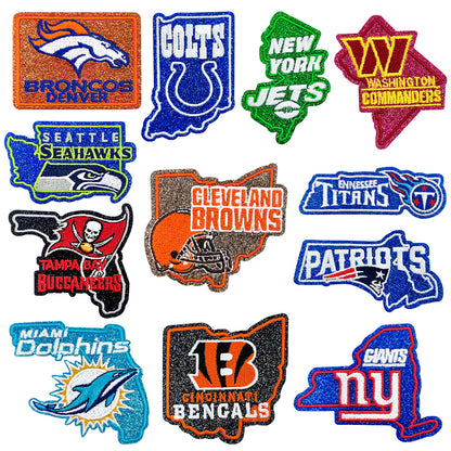 SUPERVALUECHOICE HCSEYB00027 NFL Team Emblem Embroidered Fabric Patches