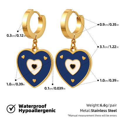 SUPERVALUECHOICE HCSETA00028 Heart-Shaped Earrings