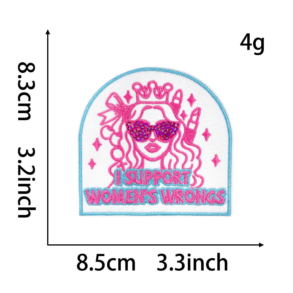 SUPERVALUECHOICE HCSEYB00018 Girls' Sequin Embroidered Patches