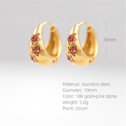 SUPERVALUECHOICE HCSETA00003 U-shaped stud earrings