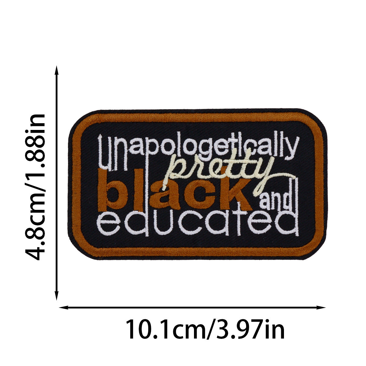 SUPERVALUECHOICE HCSEYSB00104 17Pcs Black Girl Empowerment Embroidered Iron On Patches Afro Theme Clothing DIY Appliques