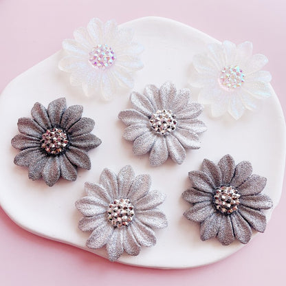 SUPERVALUECHOICE HCSEYD00001 Matte-Finish Electroplated Sunflower Resin Accessory Patch