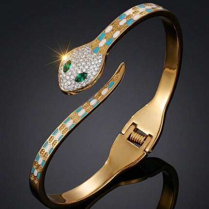 SUPÊR VÃLUE CHOICE HCSEX00024 Blue-scaled snake bracelet