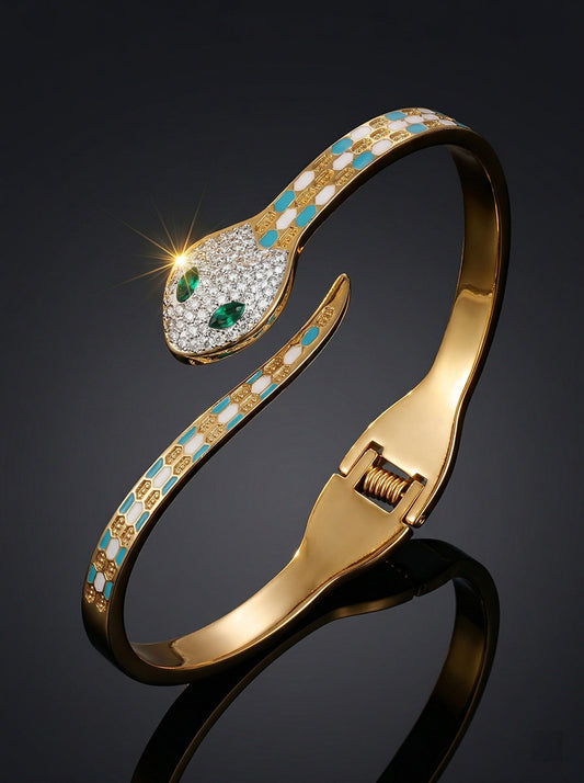 SUPÊR VÃLUE CHOICE HCSEX00024 Blue-scaled snake bracelet