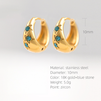SUPERVALUECHOICE HCSETA00003 U-shaped stud earrings