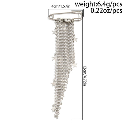 SUPERVALUECHOICE HCSESA00006 Fashionable Irregular CCB Fringe Chain Brooch
