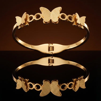 SUPÊR VÃLUE CHOICE HCSEX00032 Butterfly Circle Bracelet