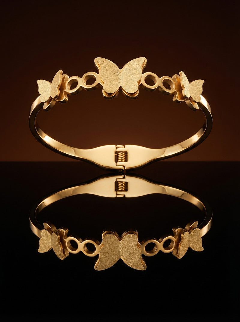 SUPÊR VÃLUE CHOICE HCSEX00032 Butterfly Circle Bracelet