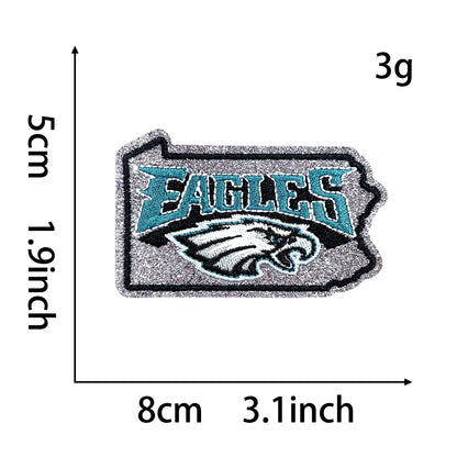 SUPERVALUECHOICE HCSEYB00023 Football Team Embroidered Fabric Patch