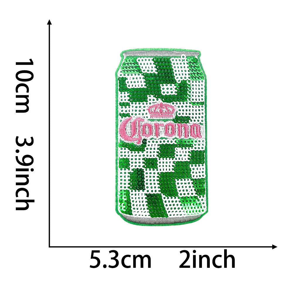 SUPER VALUE CHOICE  HCSEYC00001 Coca-Cola sequin fabric patches