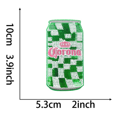SUPER VALUE CHOICE  HCSEYC00001 Coca-Cola sequin fabric patches