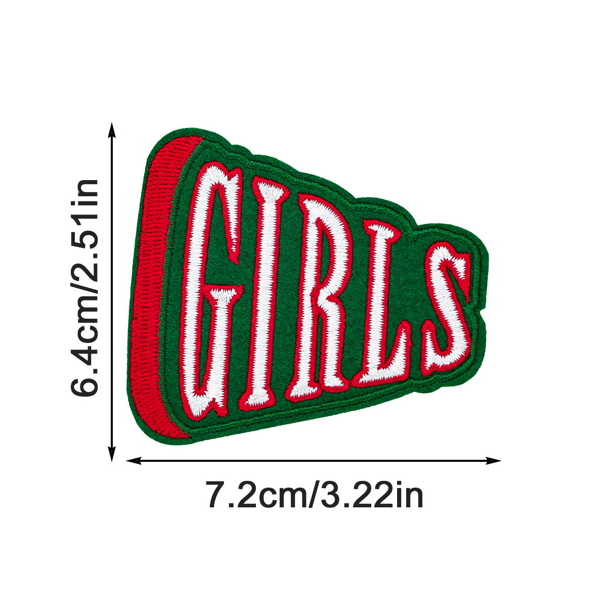 SUPERVALUECHOICE HCSEYSB00107 9Pcs Girl Power Feminist Slogan Embroidered Iron On Patches Clothing DIY Decor Appliques