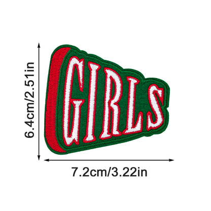 SUPERVALUECHOICE HCSEYSB00107 9Pcs Girl Power Feminist Slogan Embroidered Iron On Patches Clothing DIY Decor Appliques
