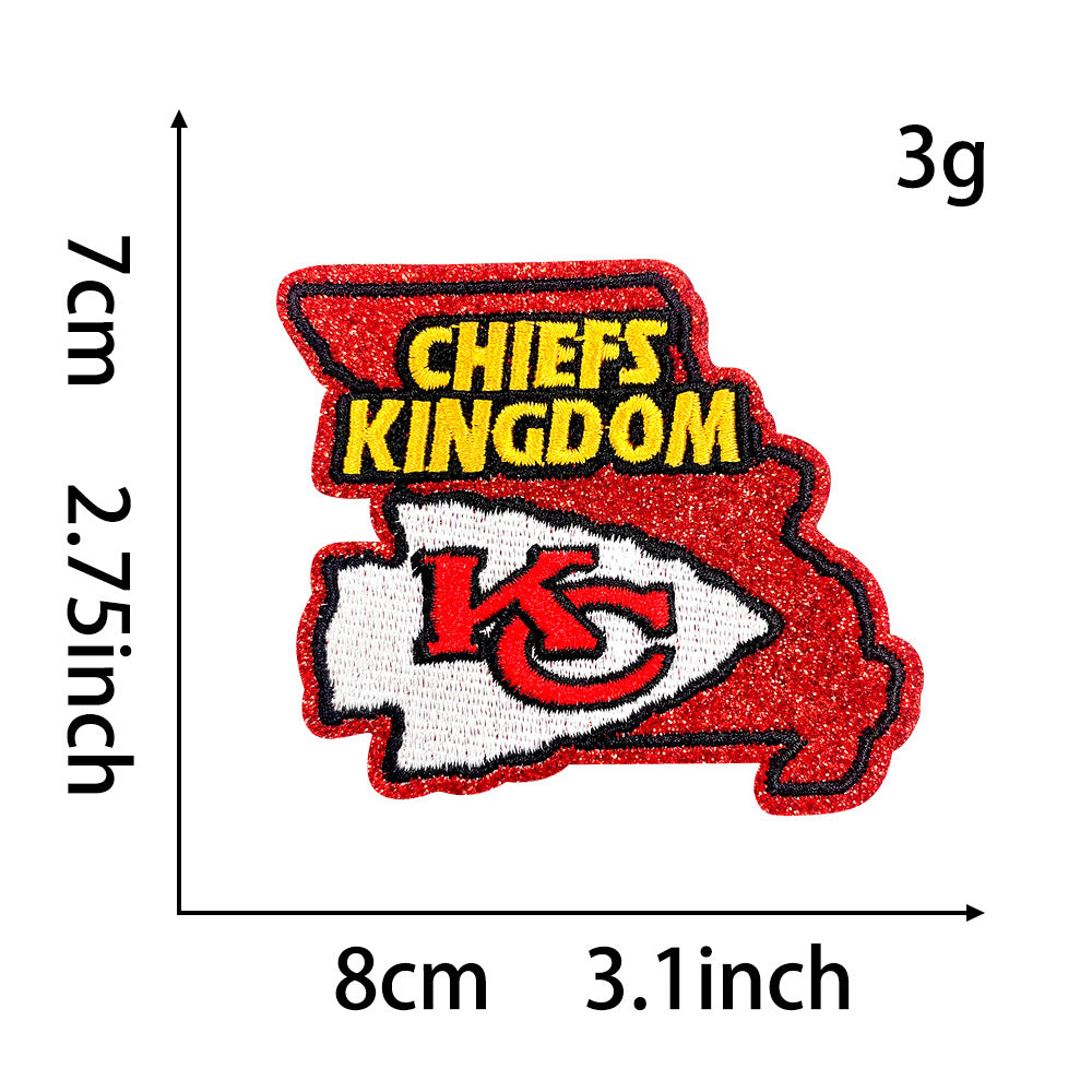 SUPERVALUECHOICE HCSEYB00023 Football Team Embroidered Fabric Patch