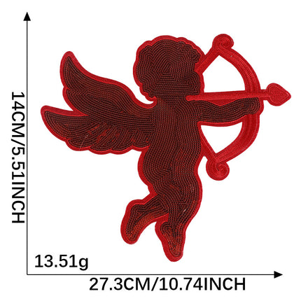 SUPERVALUECHOICE HCSEYC00009 Sequin English Letter Fabric Patch