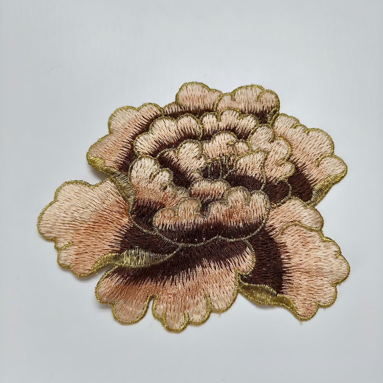 SUPERVALUECHOICE HCSEYB00074 Floral Embroidered Fabric Patches 4.72'' X 5.7''