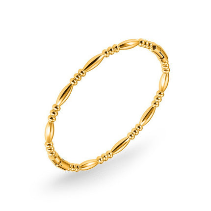 SUPÊR VÃLUE CHOICE HCSEX00018 Teardrop-shaped Bamboo-Patterned Bracelet