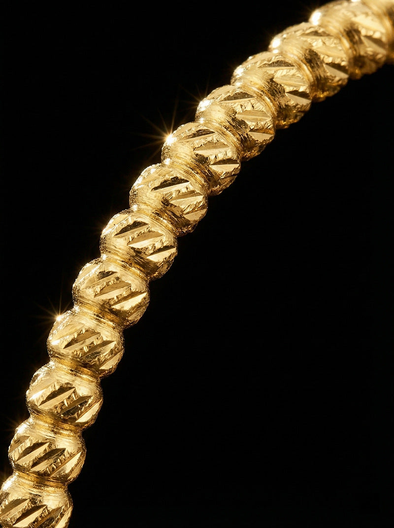 SUPÊR VÃLUE CHOICE HCSEX00008 Gold Bead Bracelet