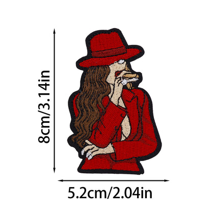 SUPERVALUECHOICE HCSEYSB00104 17Pcs Black Girl Empowerment Embroidered Iron On Patches Afro Theme Clothing DIY Appliques