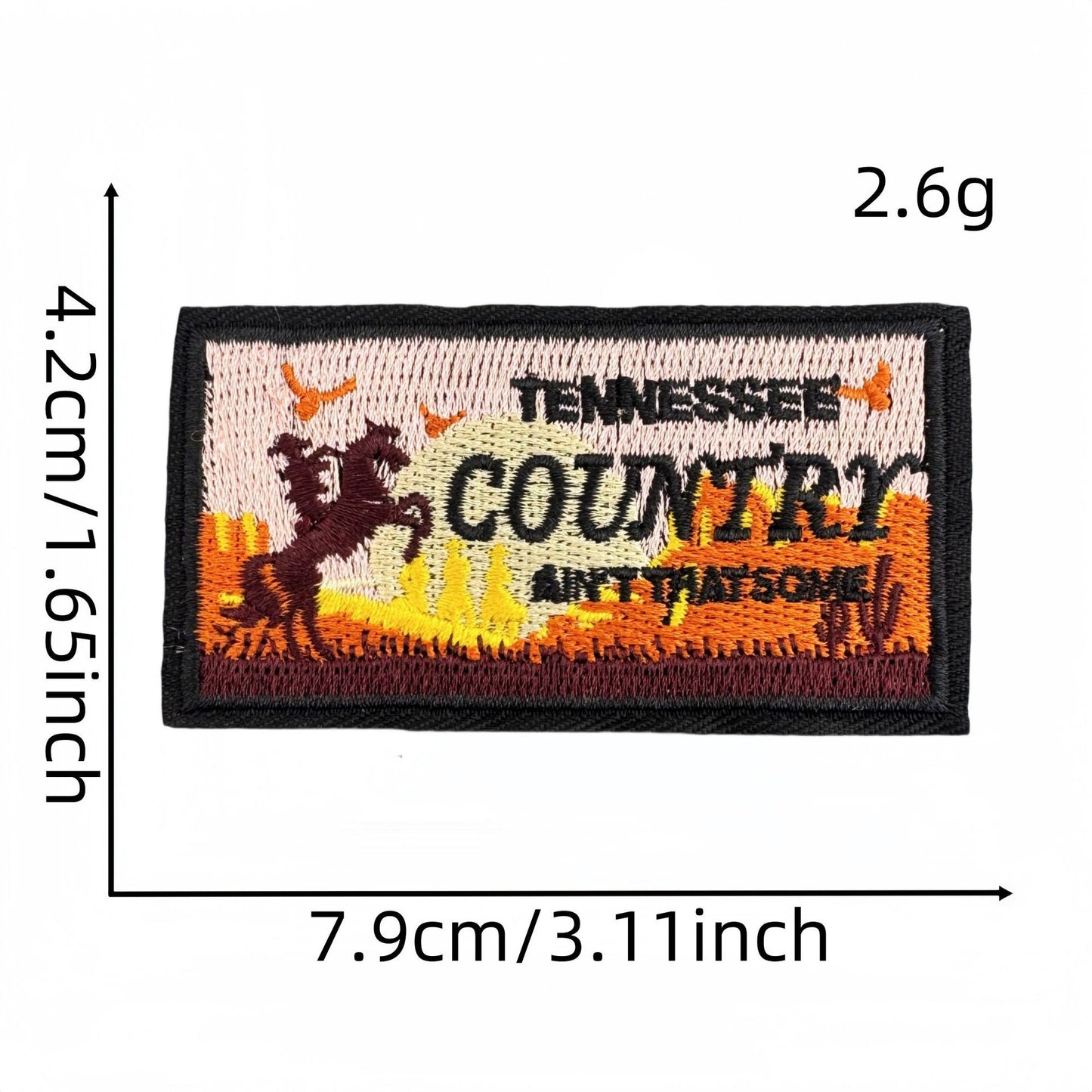 SUPERVALUECHOICE HCSEYB00030 Vintage English Graffiti Embroidered Fabric Patches