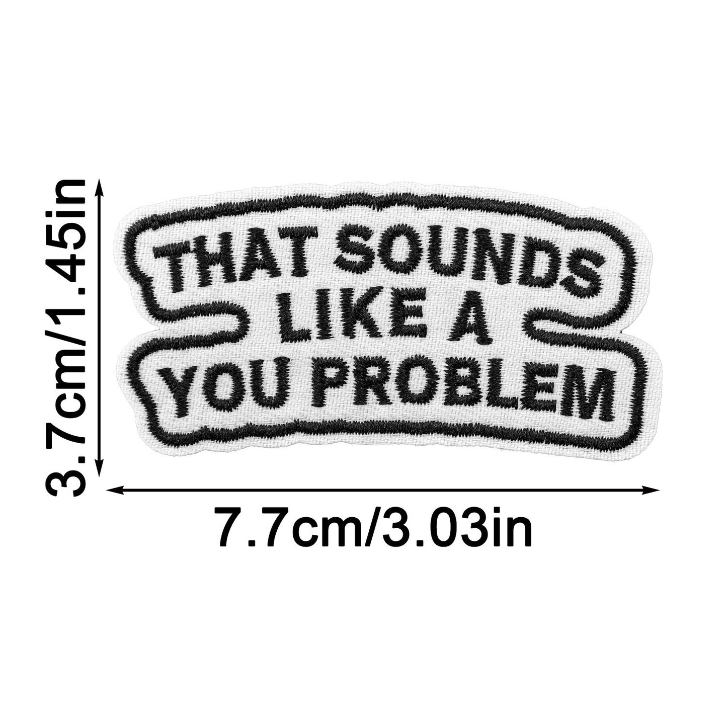 SUPERVALUECHOICE HCSEYSB00111 13Pcs Funny Inspirational Slogan Embroidered Iron On Patches Clothing DIY Decor Appliques