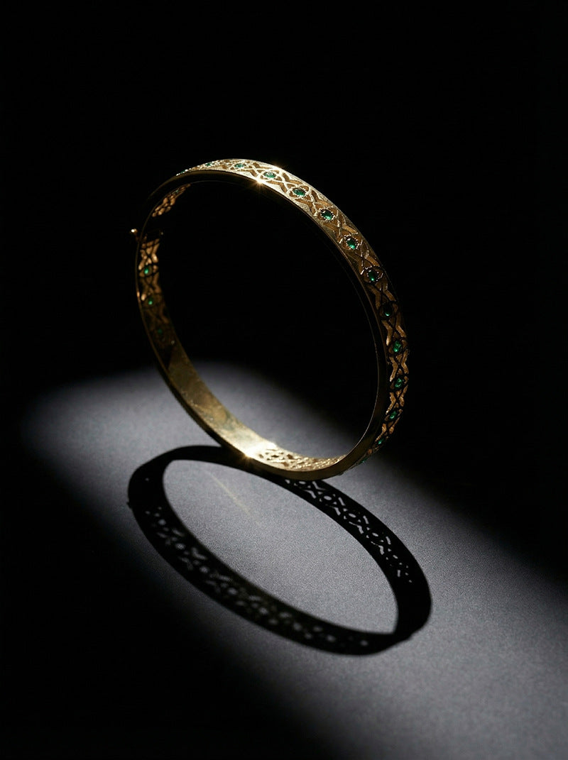 SUPÊR VÃLUE CHOICE HCSEX00002 Floral Openwork Bracelet