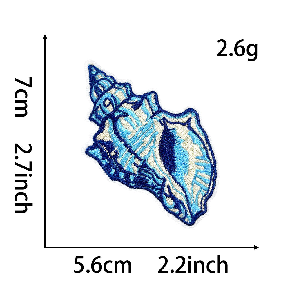 SUPERVALUECHOICE HCSEYB00017 Coastal Cowboy-Style Embroidered Patches