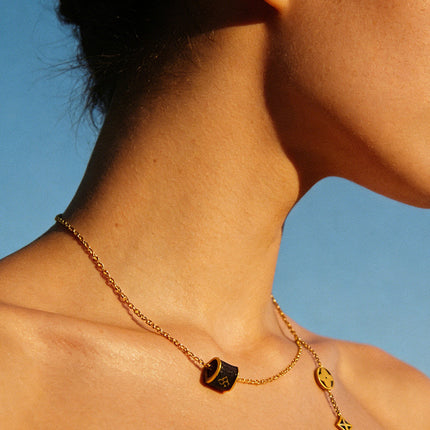 SUPERVALUECHOICE HCSEVA00013 Geometric Four-Leaf Clover Necklace