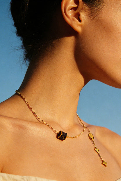 SUPERVALUECHOICE HCSEVA00013 Geometric Four-Leaf Clover Necklace