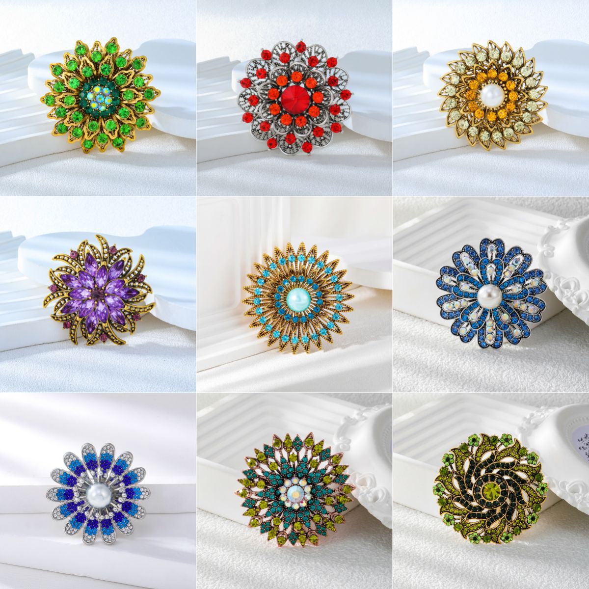 SUPERVALUECHOICE HCSESA00010 Sunflower Series Brooches