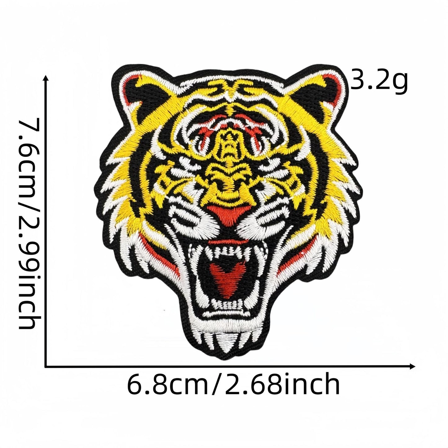 SUPERVALUECHOICE HCSEYB00031 Vintage English Graffiti Embroidered Fabric Patches