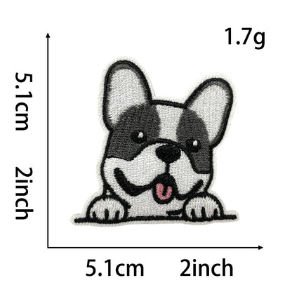 SUPER VALUE CHOICE  HCSEYB00001 Dog-themed embroidered fabric patches